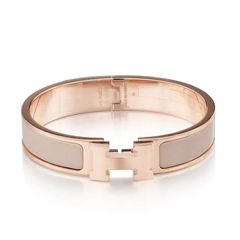 hermes marron glace bracelet